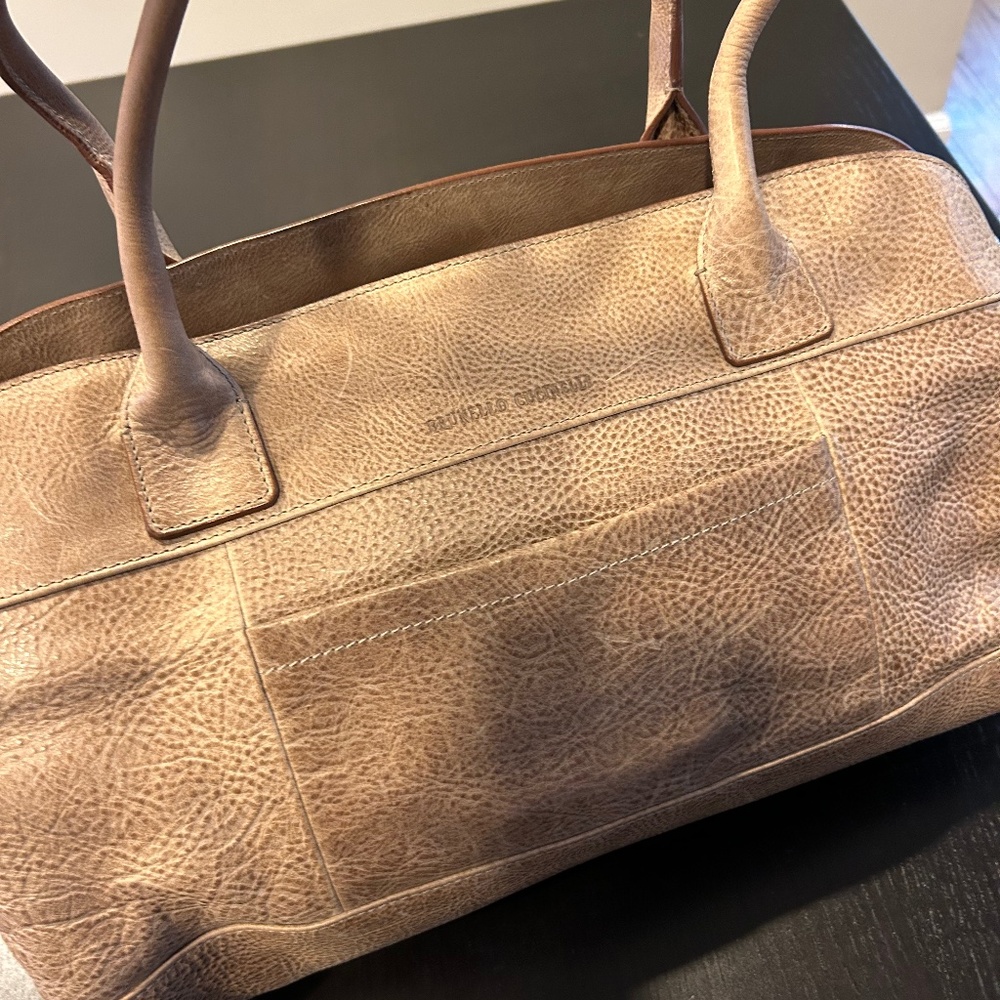 BRUNELLO CUCINELLI Leather Tan Tote
